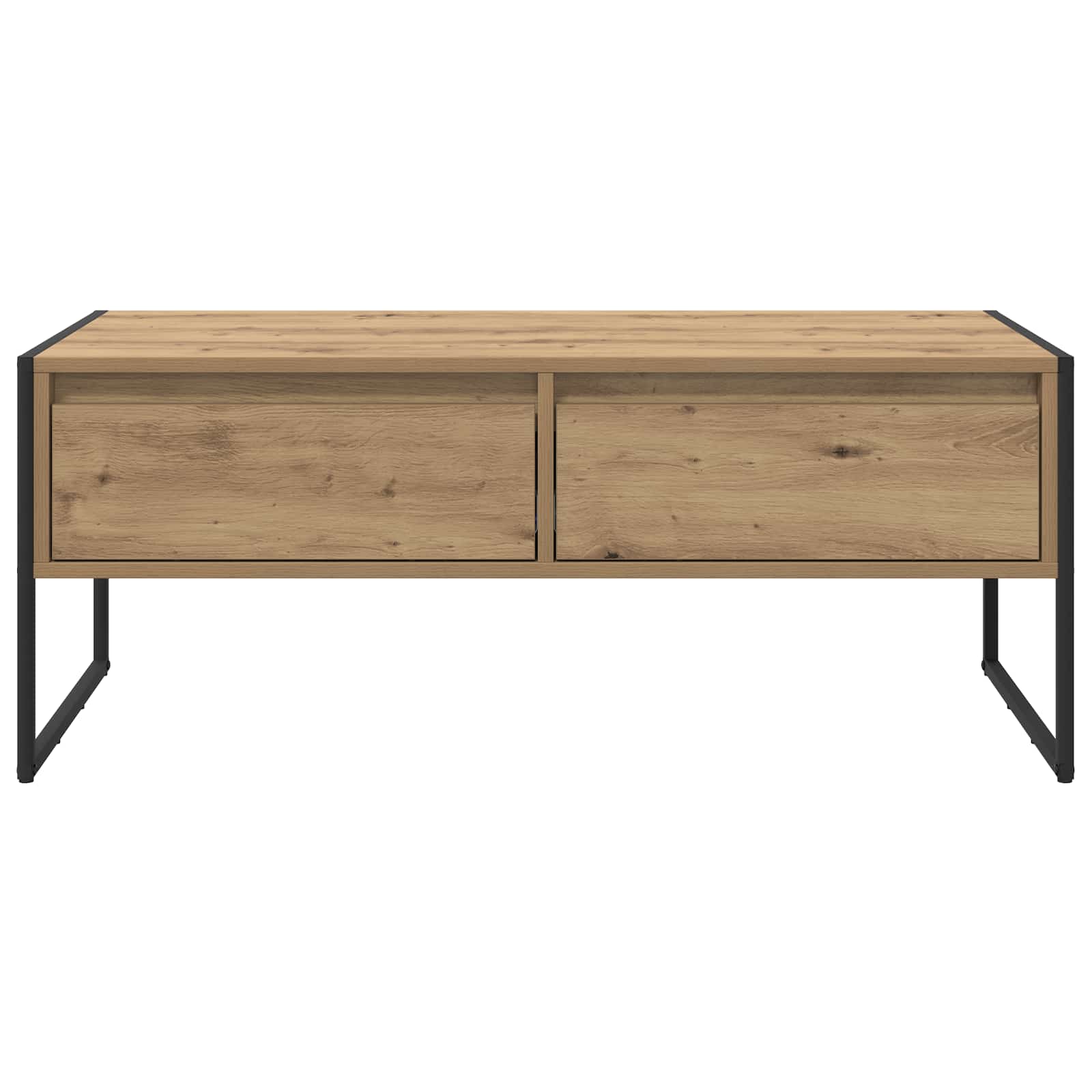 Couchtisch Kunsthandwerk Eiche 100 x 46 x 40 cm Holzwerkstoff
