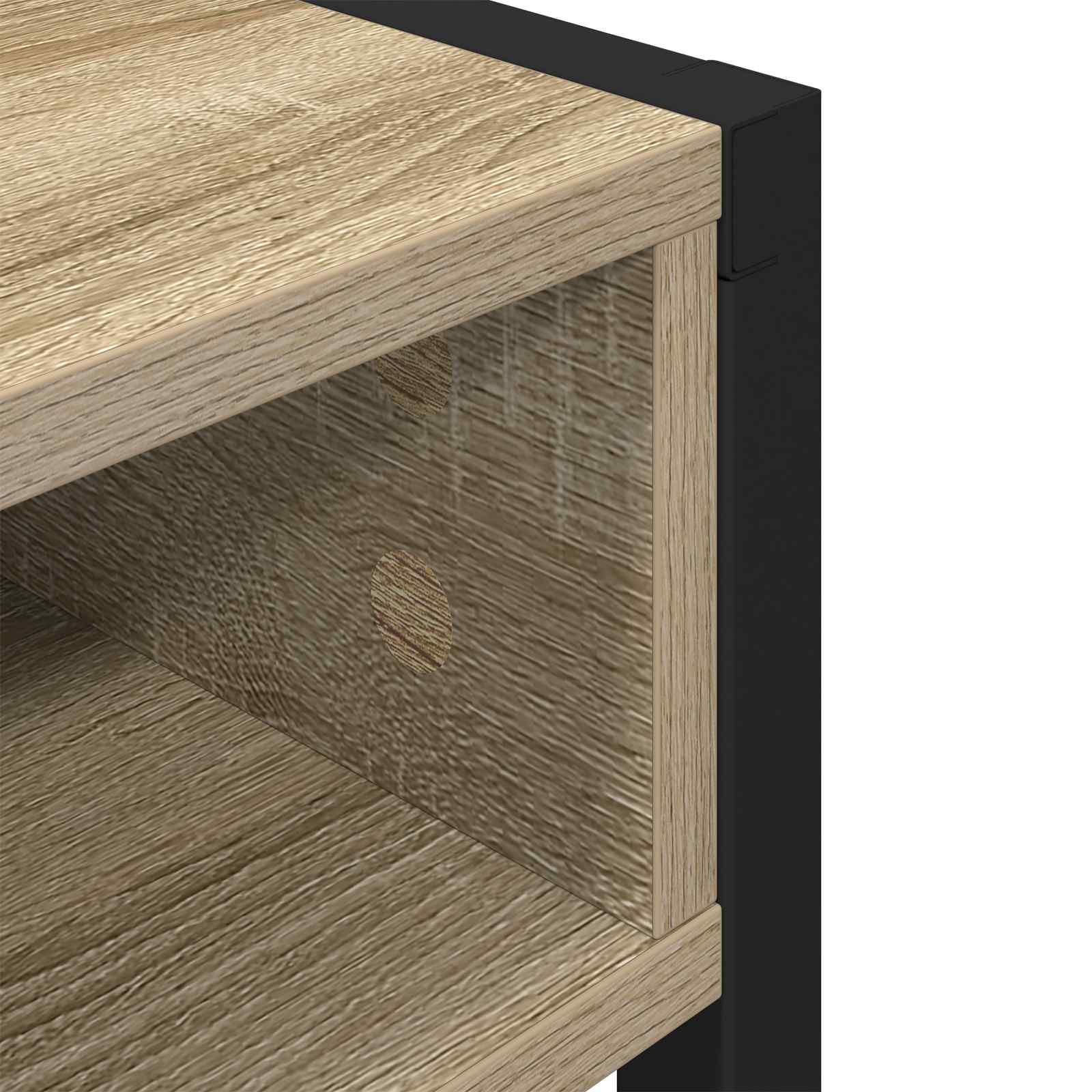 Schreibtisch mit Speicher Sonoma 100 x 50 x 75 cm Holzwerkstoff