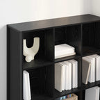 Bücherregal Schwarz Eichen-Optik 99,5 x 30 x 108,5 cm