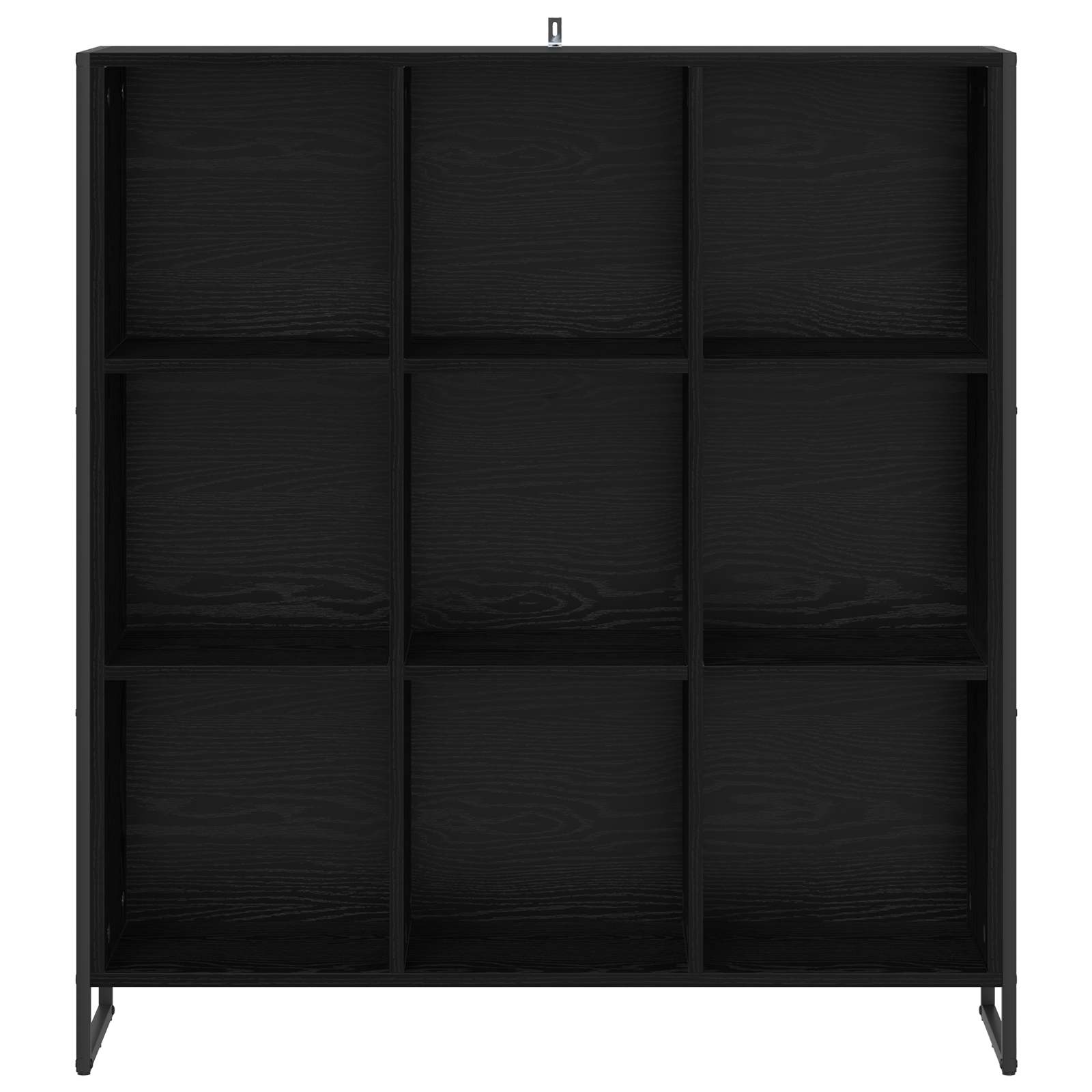 Bücherregal Schwarz Eichen-Optik 99,5 x 30 x 108,5 cm