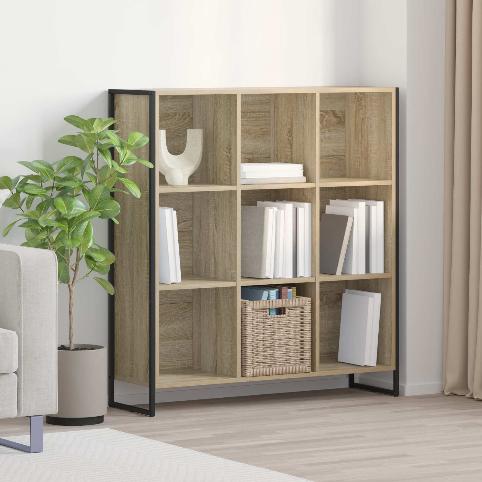 Bücherregal Sonoma 99,5 x 30 x 108,5 cm Holzwerkstoff