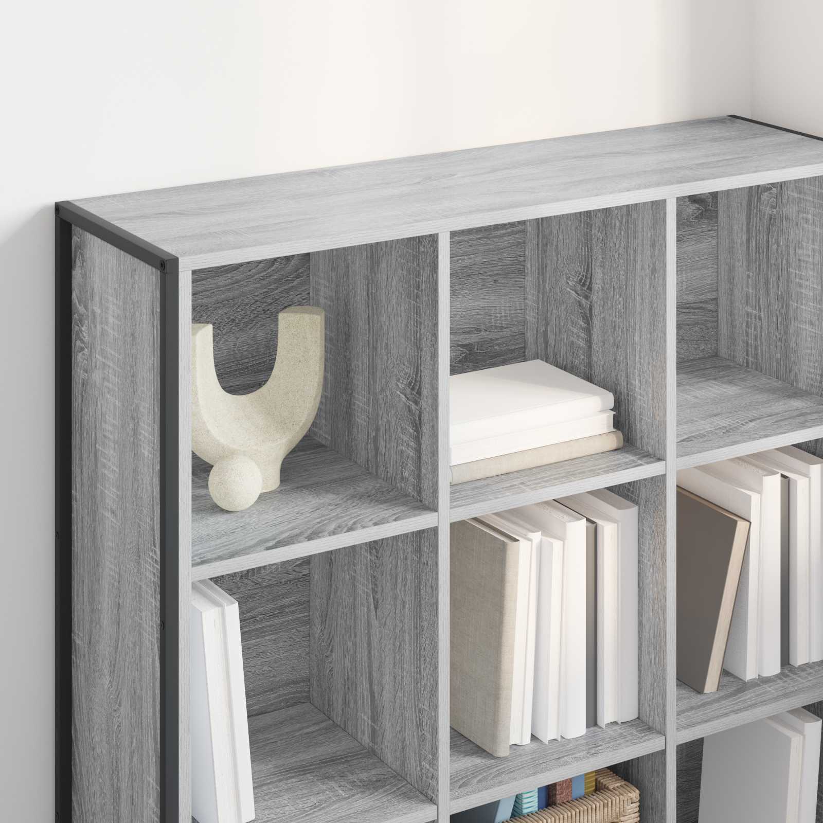 Bücherregal Graues Sonoma 99,5 x 30 x 108,5 cm Holzwerkstoff