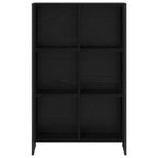 Bücherregal Schwarz Eichen-Optik 99,5 x 30 x 108,5 cm