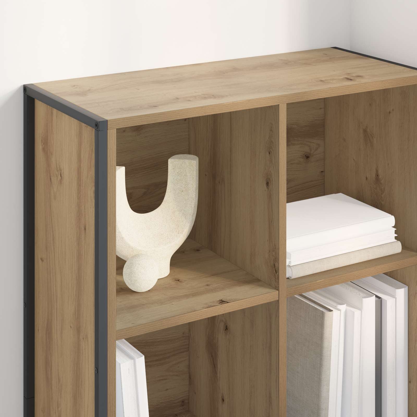 Bücherregal Kunsthandwerk Eiche 99,5 x 30 x 108,5 cm