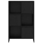 Bücherregal Schwarz Eichen-Optik 68 x 30 x 108.5 cm
