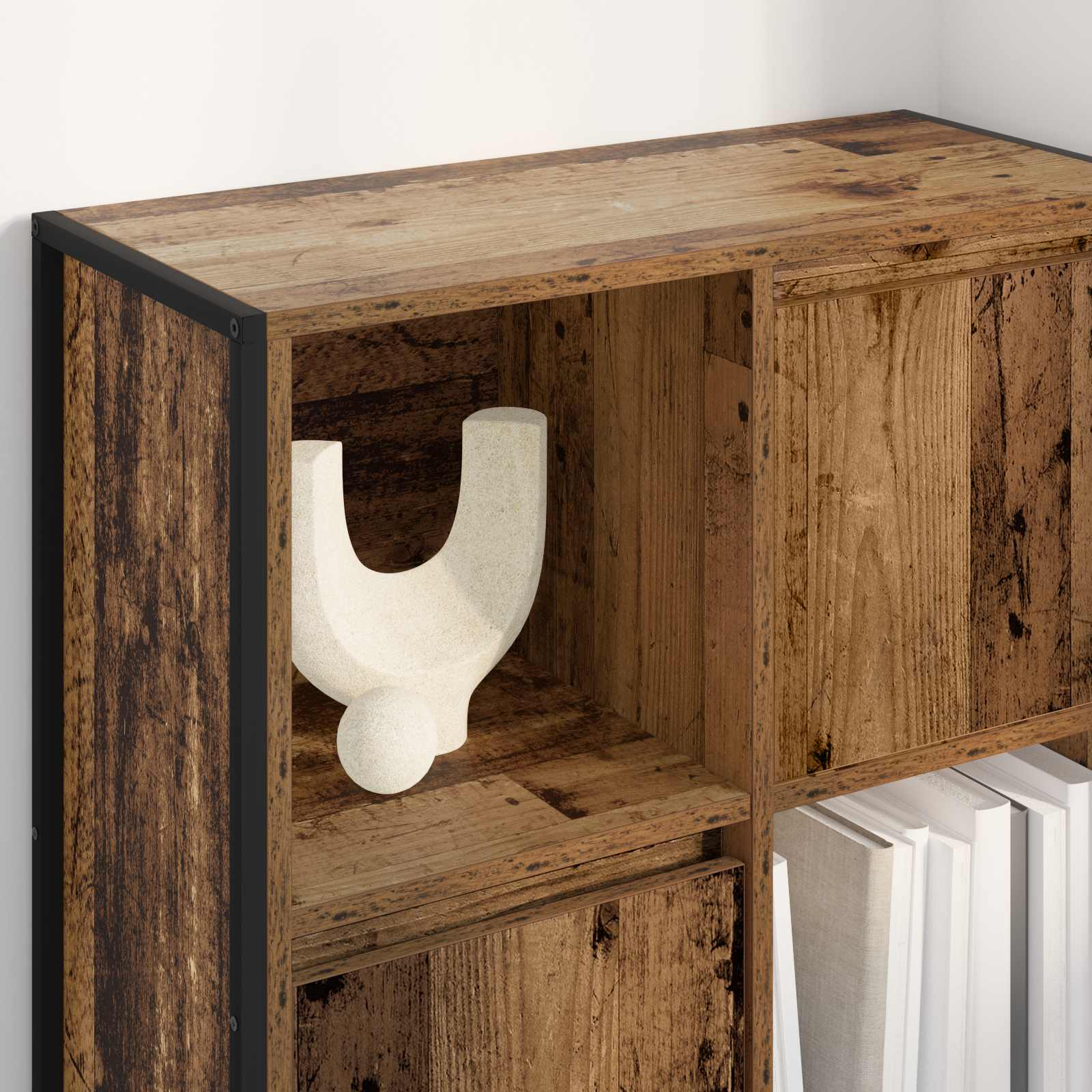 Bücherregal Altholz 68 x 30 x 108.5 cm Holzwerkstoff