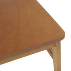 Esszimmerstuhl 2 pcs Natur Massives Gummiholz