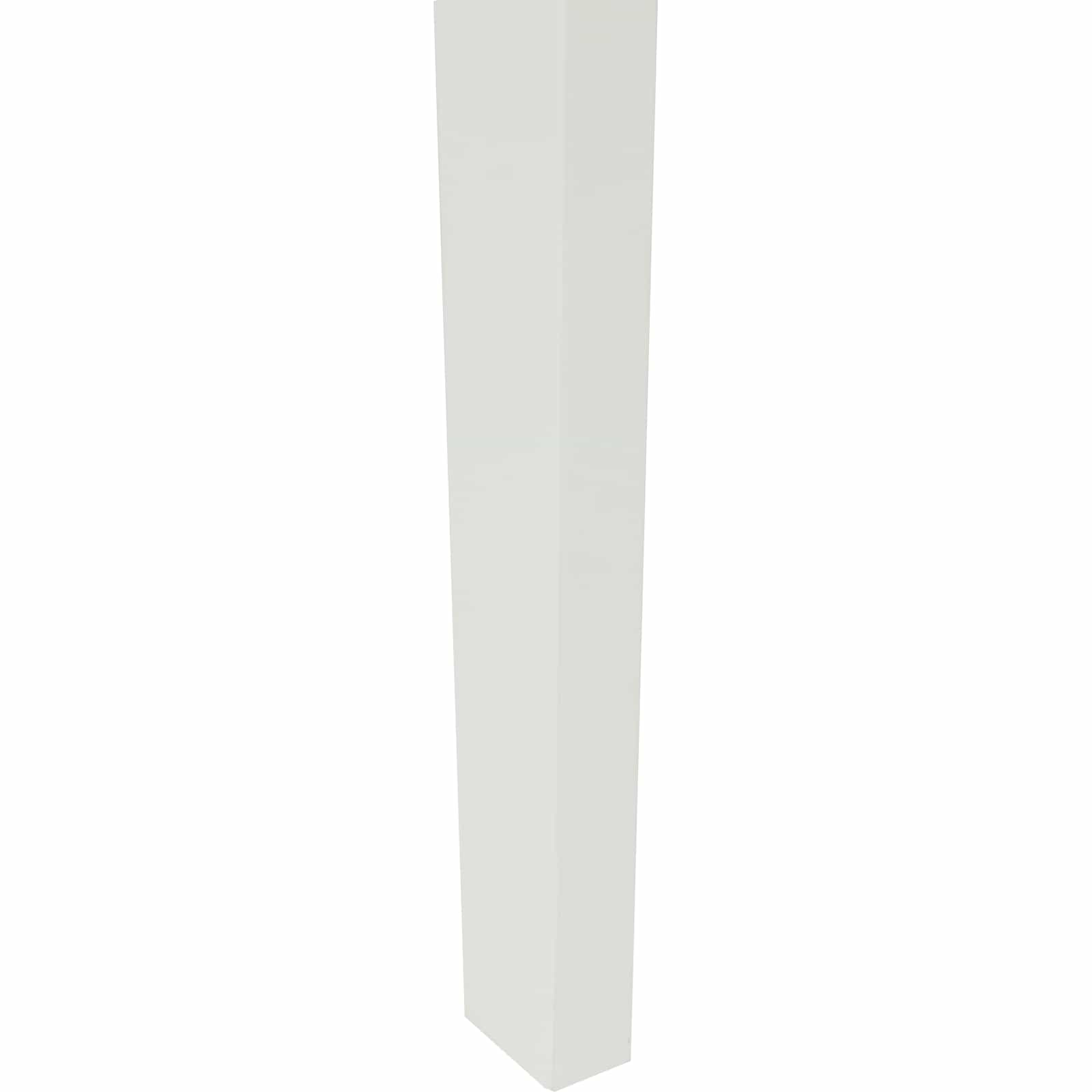 Esszimmerstuhl 2 pcs Weiß und Natur Massives Gummiholz
