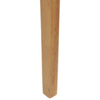 Esszimmerstuhl 2 pcs Natur Massives Gummiholz