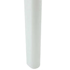 Esszimmerstuhl 2 pcs Weiß und Braun Solides Gummiholz