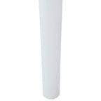 Esszimmerstuhl 2 pcs Weiß und Weiß Massives Gummiholz