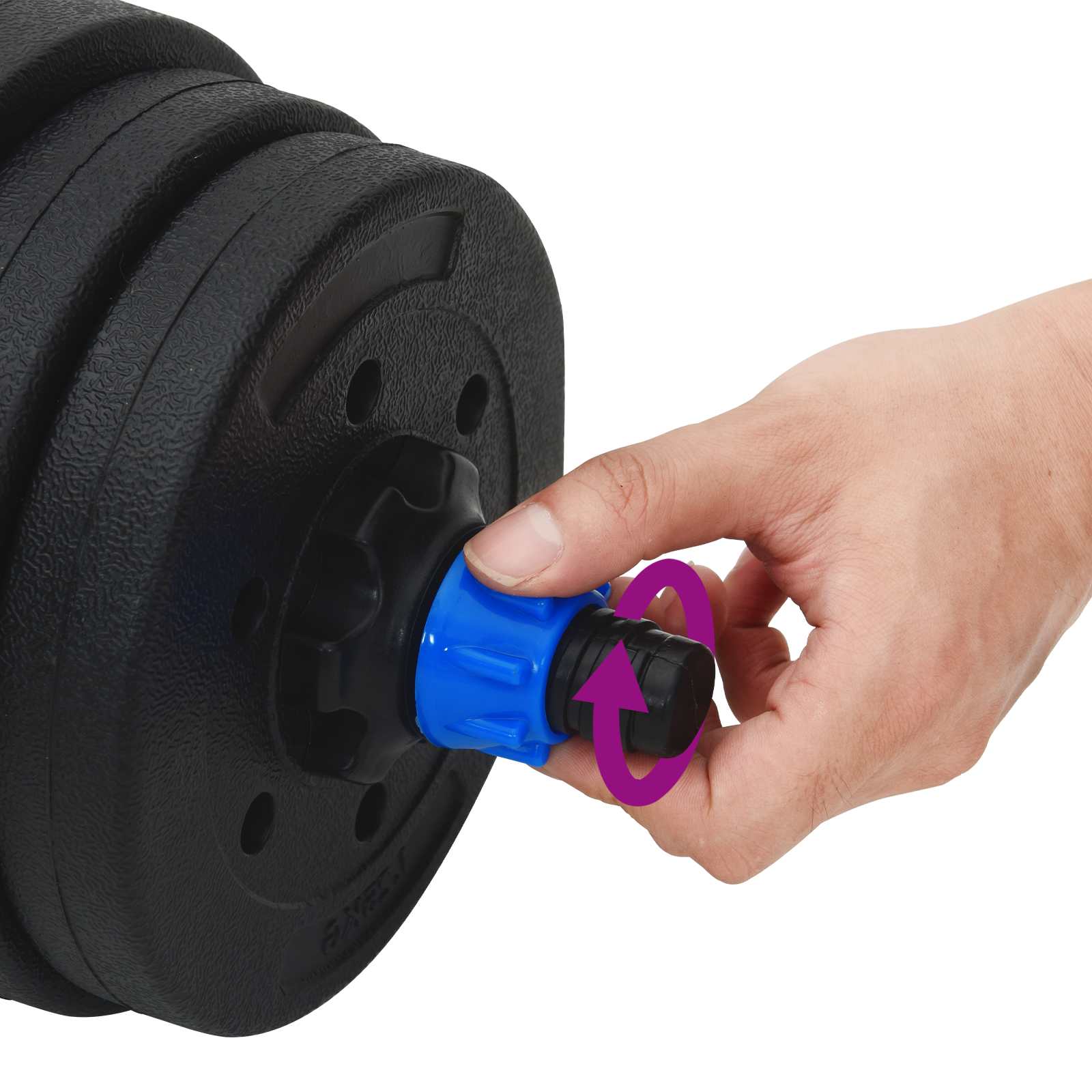 4-in-1 Kurzhantel Langhantel Kettlebell Set 20 kg