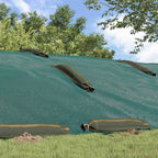 Sandsäcke 100 pcs Dunkelgrün 100 x 25 cm HDPE