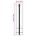 Sandsäcke 100 pcs Dunkelgrün 100 x 25 cm HDPE