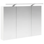 Badezimmerschrank-Set 4 pcs Weiß 100 x 14,5 x 70 cm