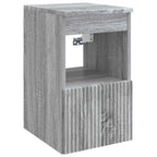 Badezimmerschrank-Set 4 pcs Grau Sonoma 100 x 14,5 x 70 cm