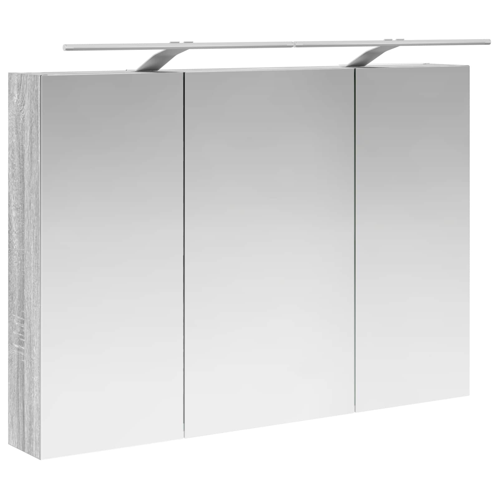 Badezimmerschrank-Set 4 pcs Grau Sonoma 100 x 14,5 x 70 cm