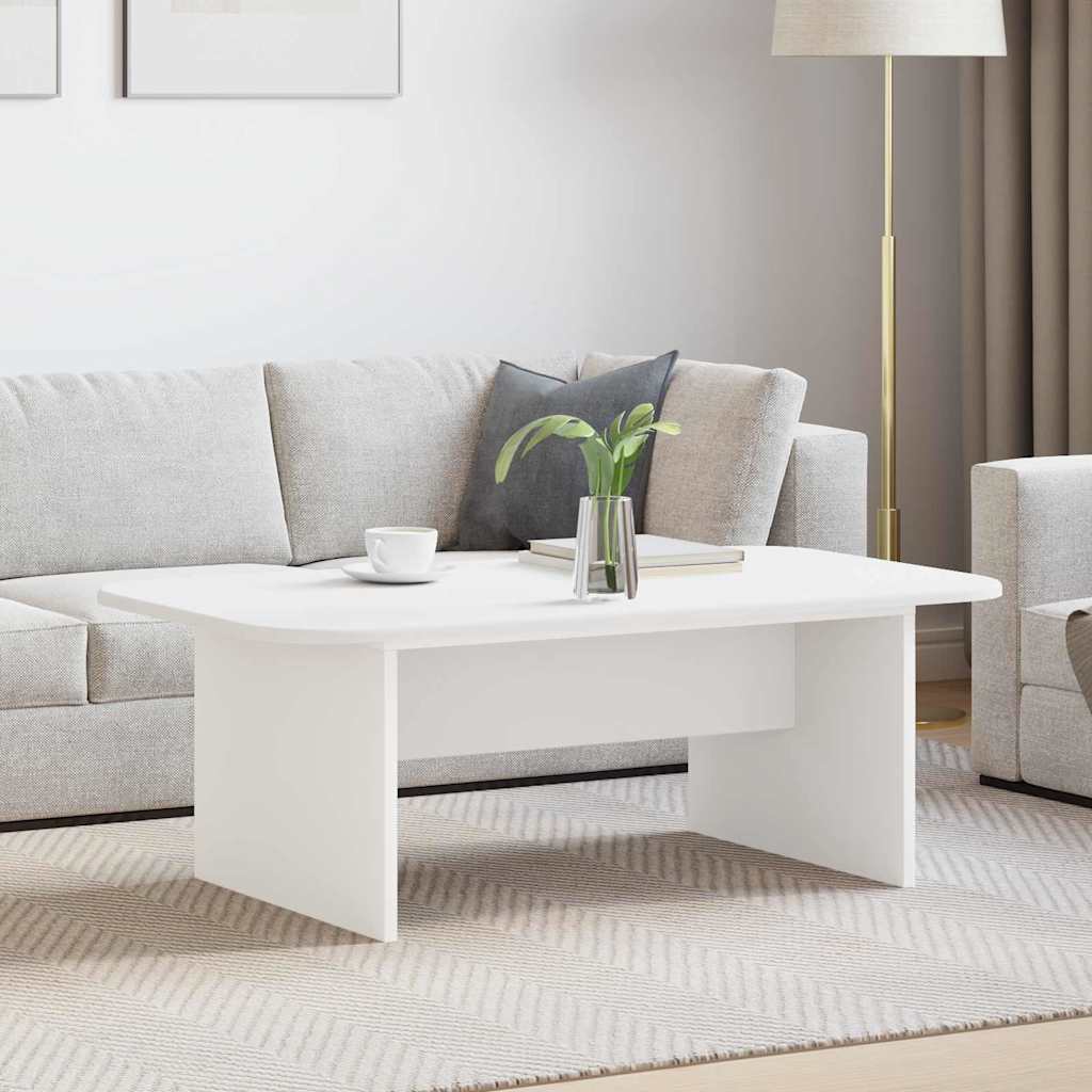 Couchtisch Weiß 93 x 53 x 33 cm Holzwerkstoff