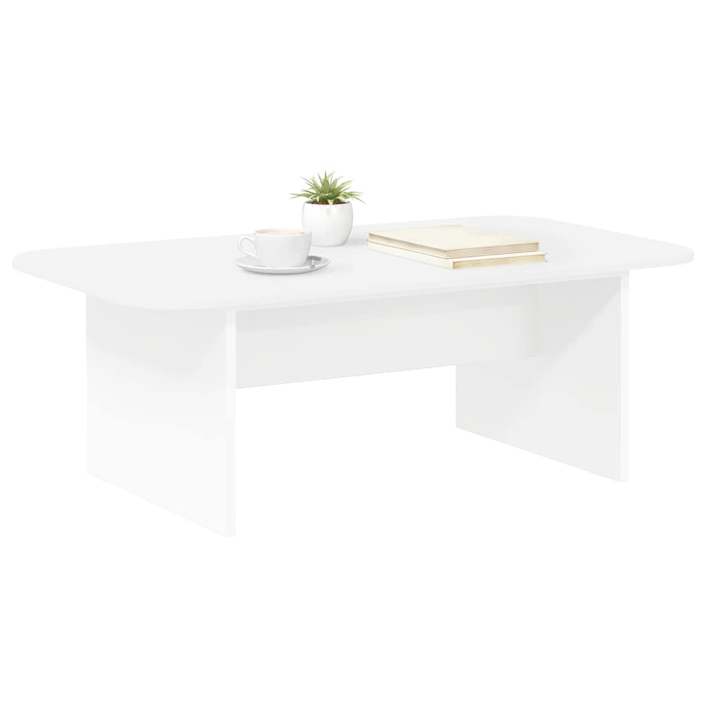 Couchtisch Weiß 93 x 53 x 33 cm Holzwerkstoff