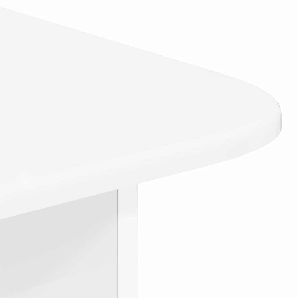 Couchtisch Hochglanz Weiß 93 x 53 x 33 cm Holzwerkstoff