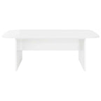 Couchtisch Hochglanz Weiß 93 x 53 x 33 cm Holzwerkstoff