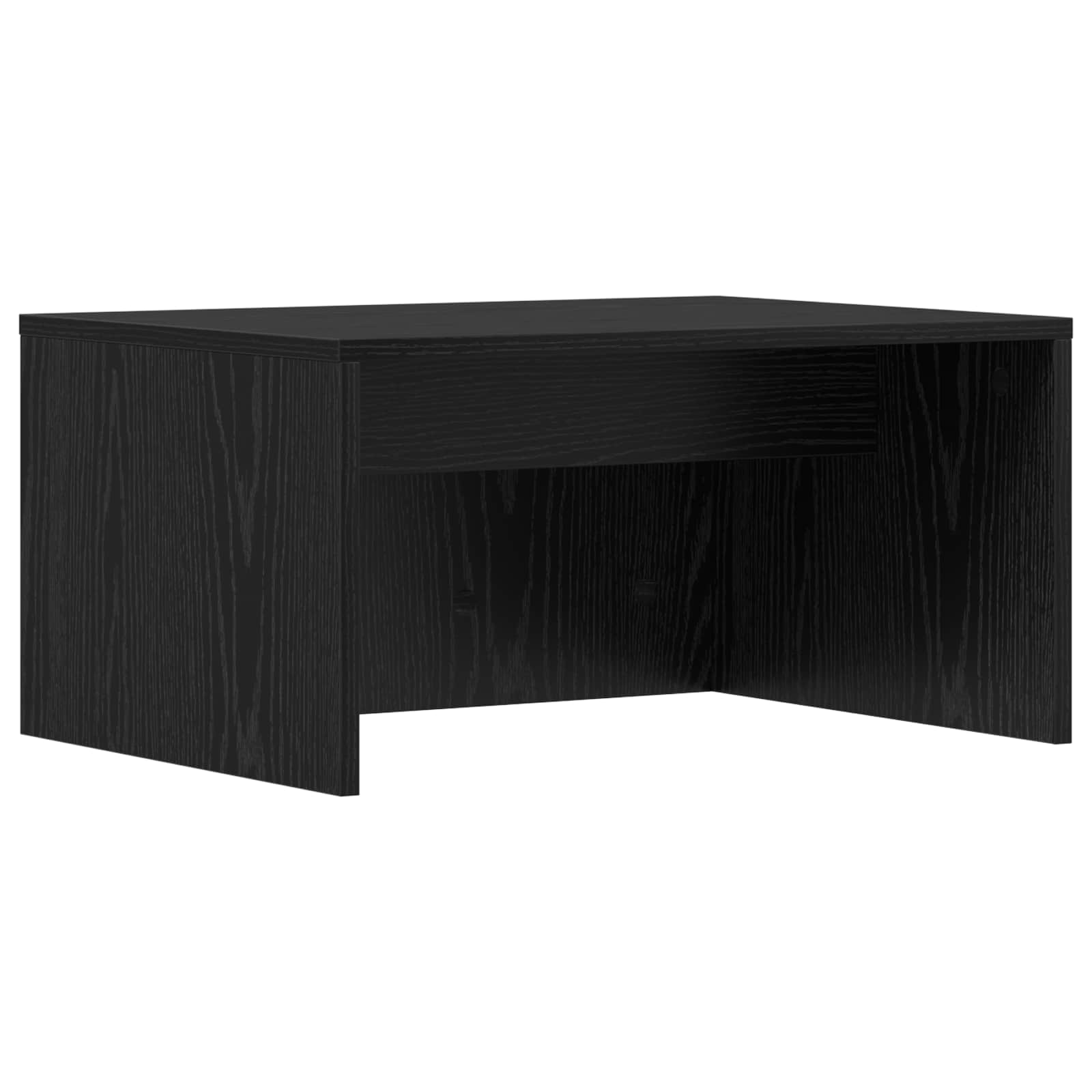 Wandtisch Schwarz Eichen-Optik 60 x 45 x 30 cm Holzwerkstoff