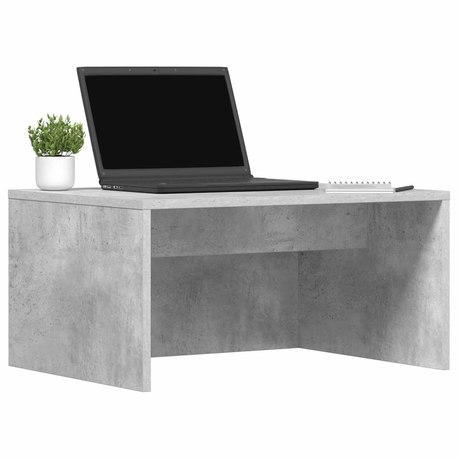 Wandtisch Wandmontiert Beton Grau 60 x 45 x 30 cm Holzwerkstoff