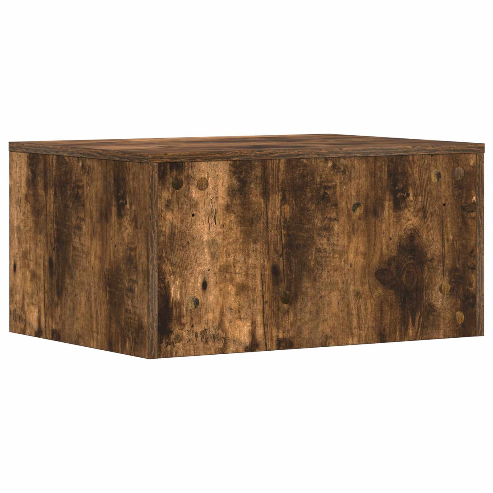 Wandtisch Geräucherte Eiche 60 x 45 x 30 cm Holzwerkstoff