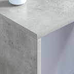 Wandtisch Wandmontiert Beton Grau 80 x 45 x 30 cm Holzwerkstoff