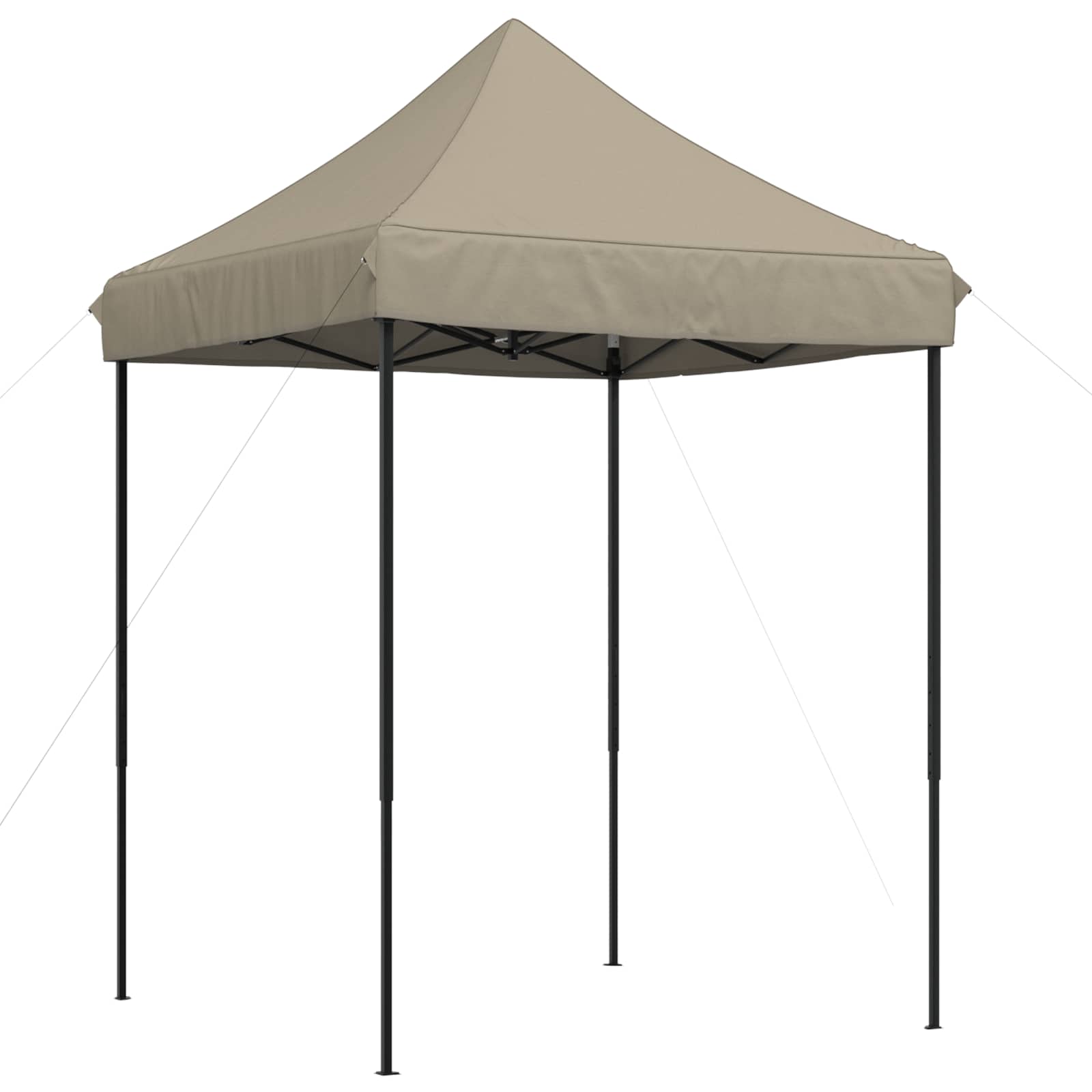 Party-Zelt Taupe 200 x 200 x 306 cm Oxford-Stoff