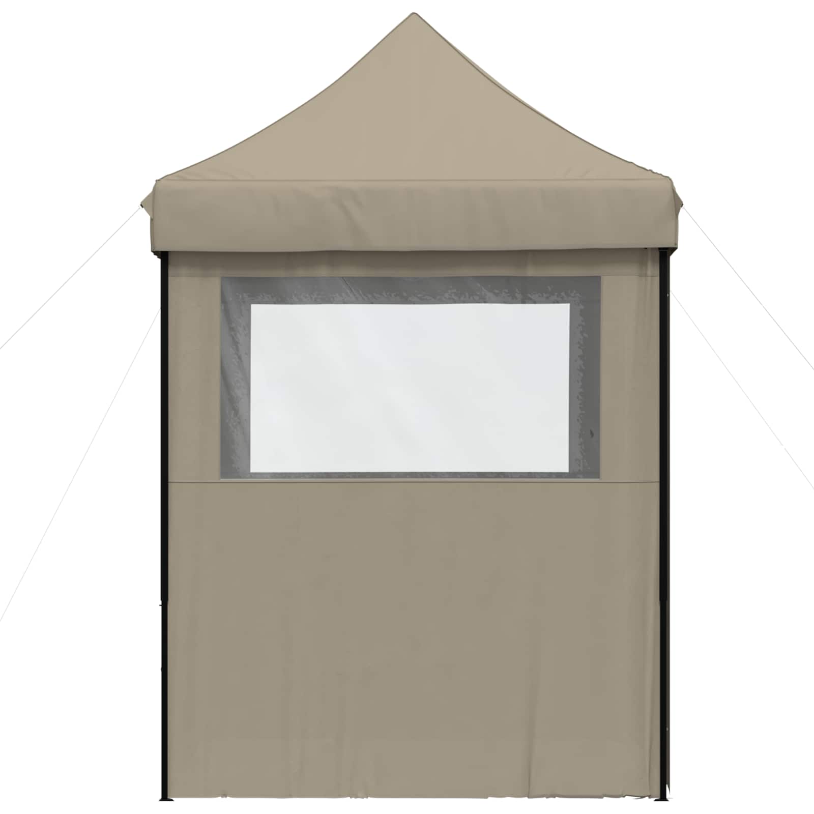 Party-Zelt Taupe 200 x 200 x 306 cm Oxford-Stoff