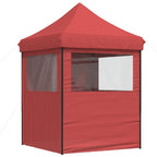 Party-Zelt Bordeauxrot 200 x 200 x 306 cm Oxford-Stoff