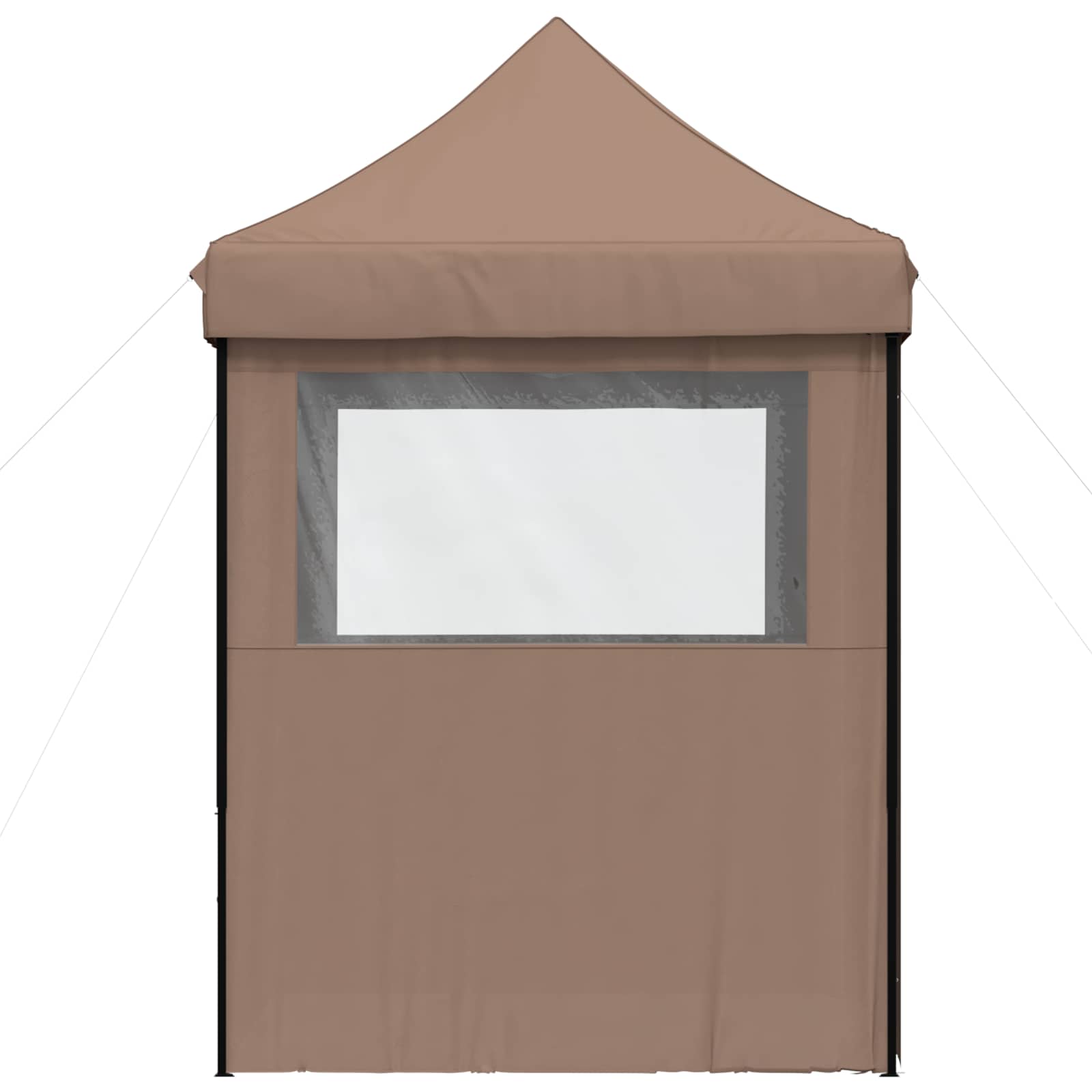 Party-Zelt Braun 200 x 200 x 306 cm Oxford-Stoff