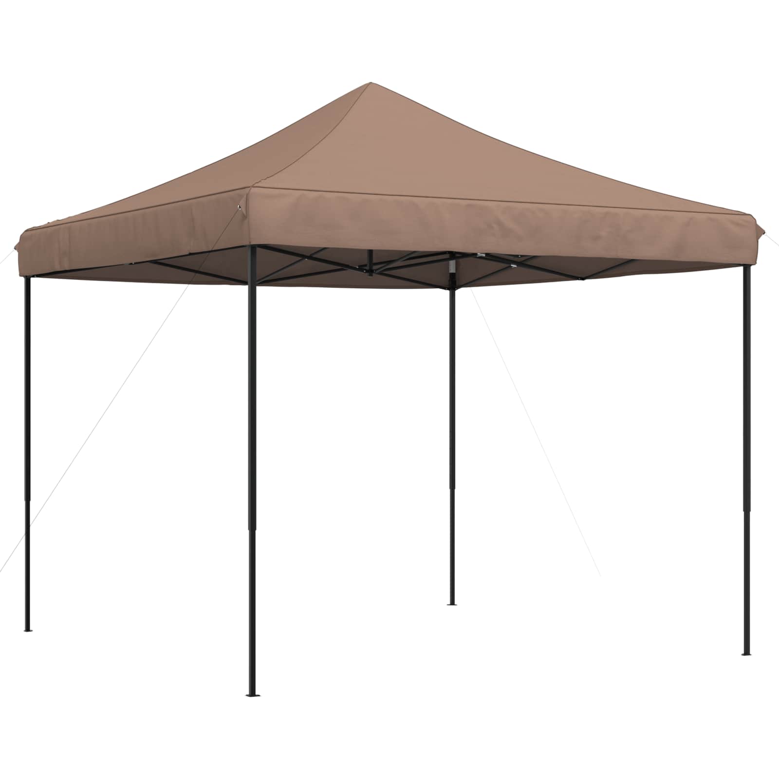 Party-Zelt Braun 292 x 292 x 315 cm Oxford-Stoff