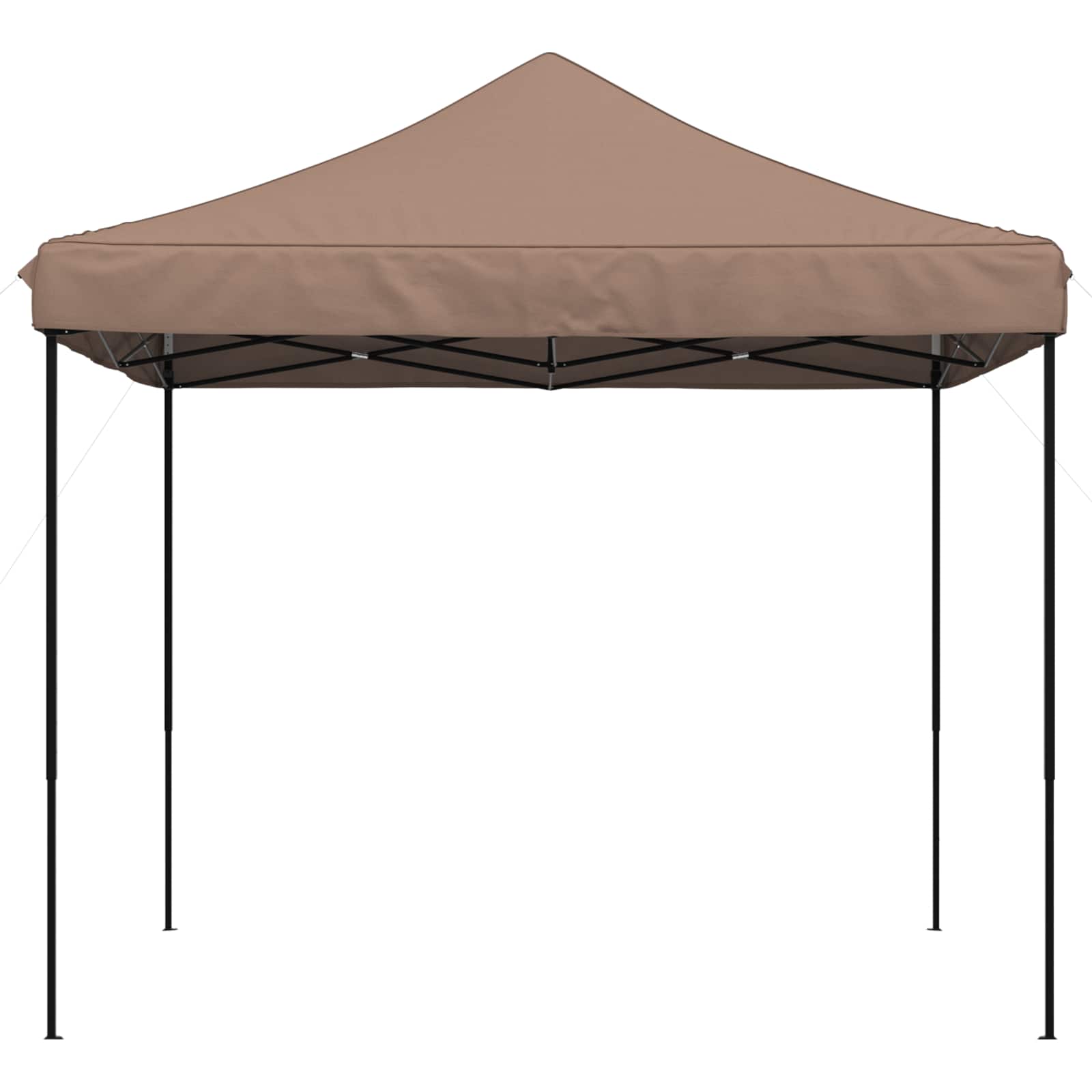 Party-Zelt Braun 292 x 292 x 315 cm Oxford-Stoff