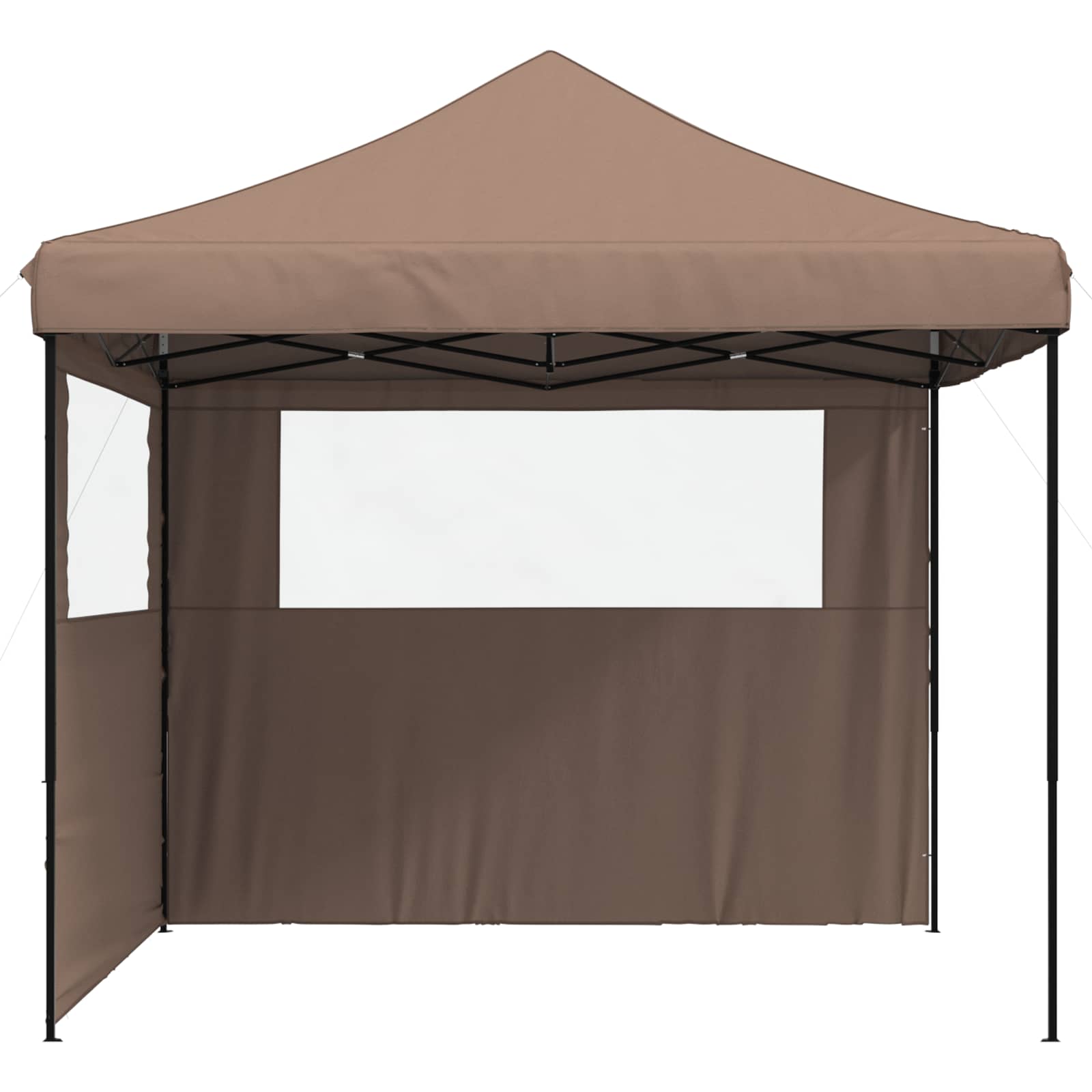 Party-Zelt Braun 292 x 292 x 315 cm Oxford-Stoff