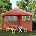 Party-Zelt Terrakotta 292 x 292 x 315 cm Oxford-Stoff