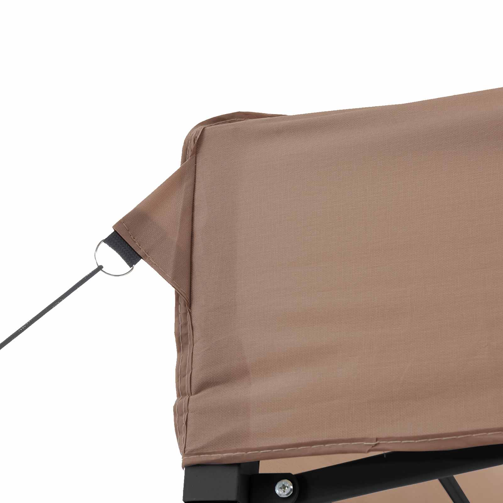 Party-Zelt Braun 292 x 292 x 315 cm Oxford-Stoff
