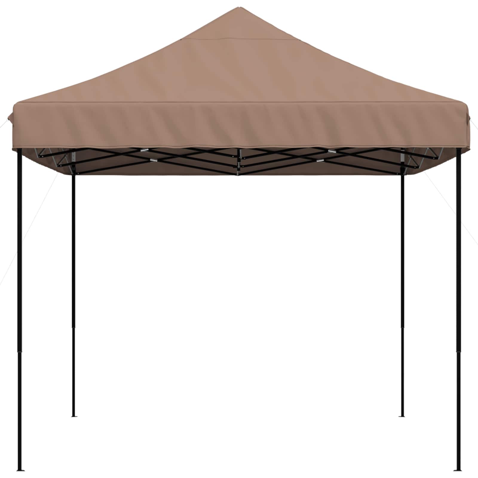 Party-Zelt Braun 279 x 410 x 315 cm Oxford-Stoff