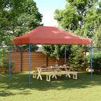 Party-Zelt Terrakotta 279 x 410 x 315 cm Oxford-Stoff