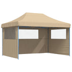 Party-Zelt Beige 279 x 410 x 315 cm Oxford-Stoff