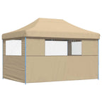 Party-Zelt Beige 279 x 410 x 315 cm Oxford-Stoff