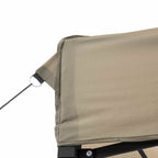 Party-Zelt Taupe 279 x 410 x 315 cm Oxford-Stoff