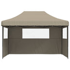 Party-Zelt Taupe 279 x 410 x 315 cm Oxford-Stoff