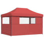 Party-Zelt Bordeauxrot 279 x 410 x 315 cm Oxford-Stoff