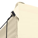 Party-Zelt Creme 280 x 410 x 315 cm Oxford-Stoff
