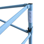Party-Zelt Blau 280 x 410 x 315 cm Oxford-Stoff