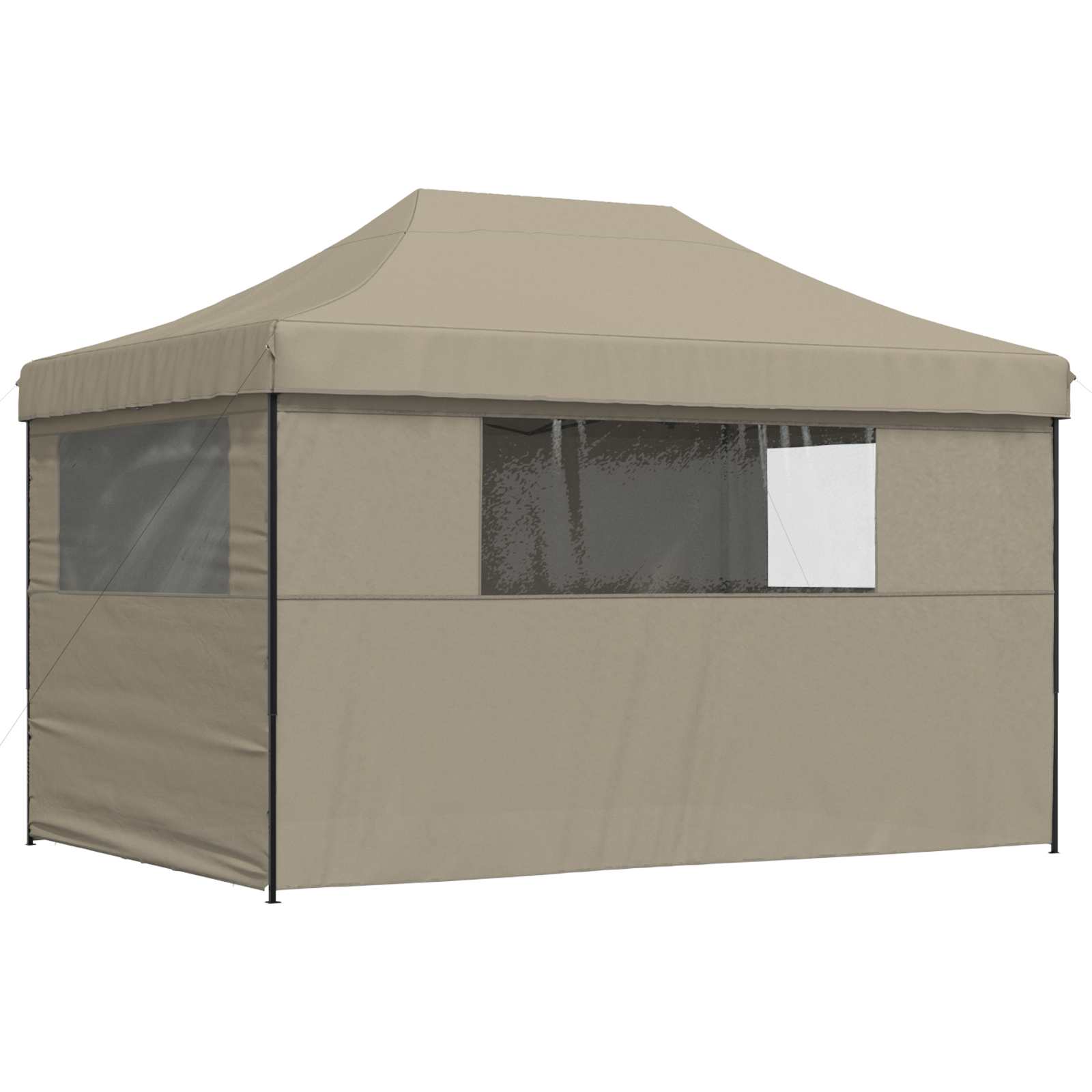 Party-Zelt Taupe 279 x 410 x 315 cm Oxford-Stoff