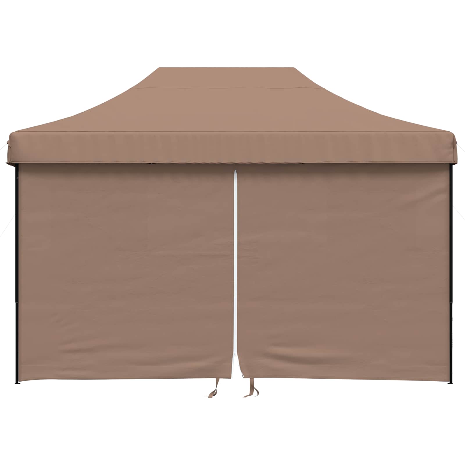 Party-Zelt Braun 279 x 410 x 315 cm Oxford-Stoff