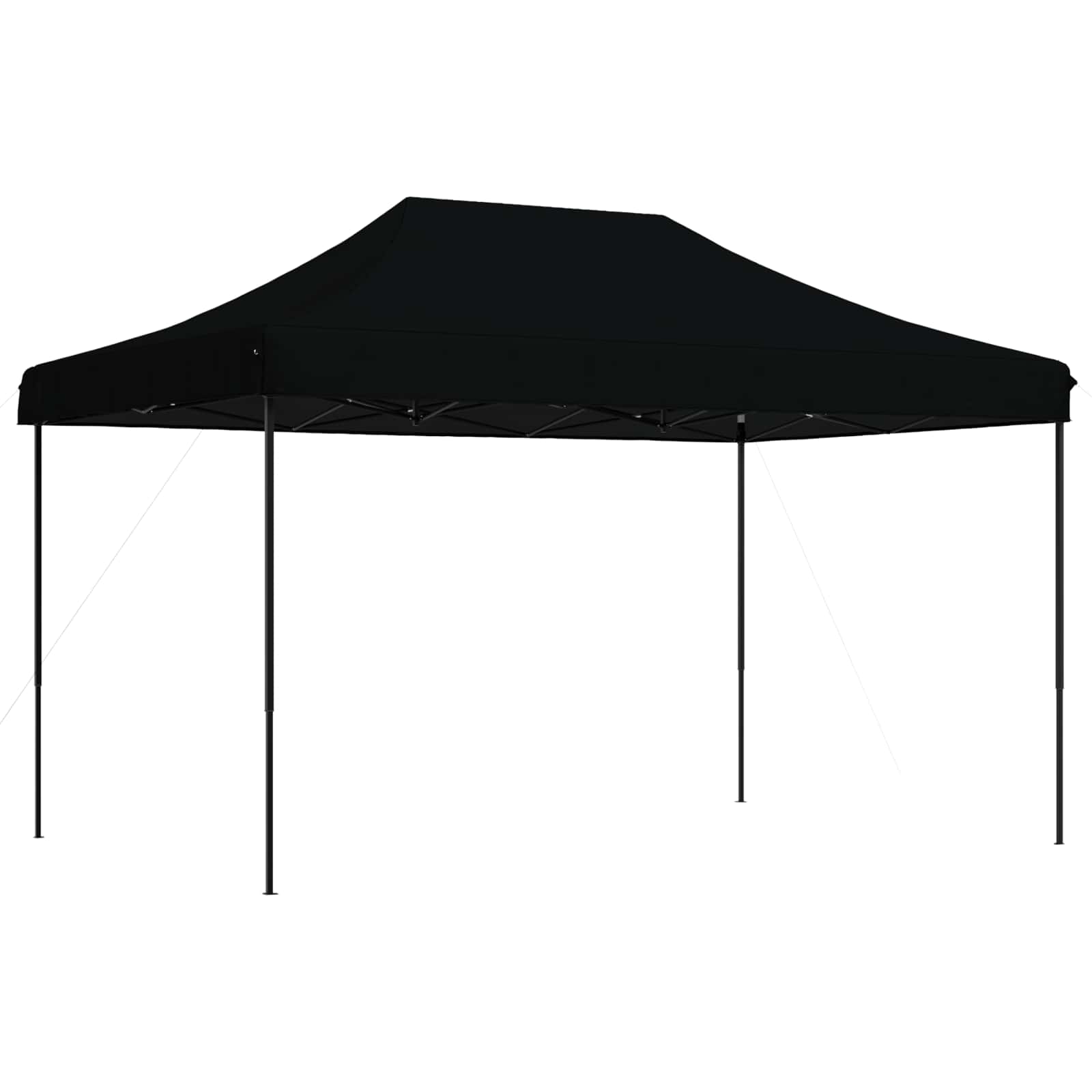 Party-Zelt Schwarz 292 x 440 x 315 cm Oxford-Stoff